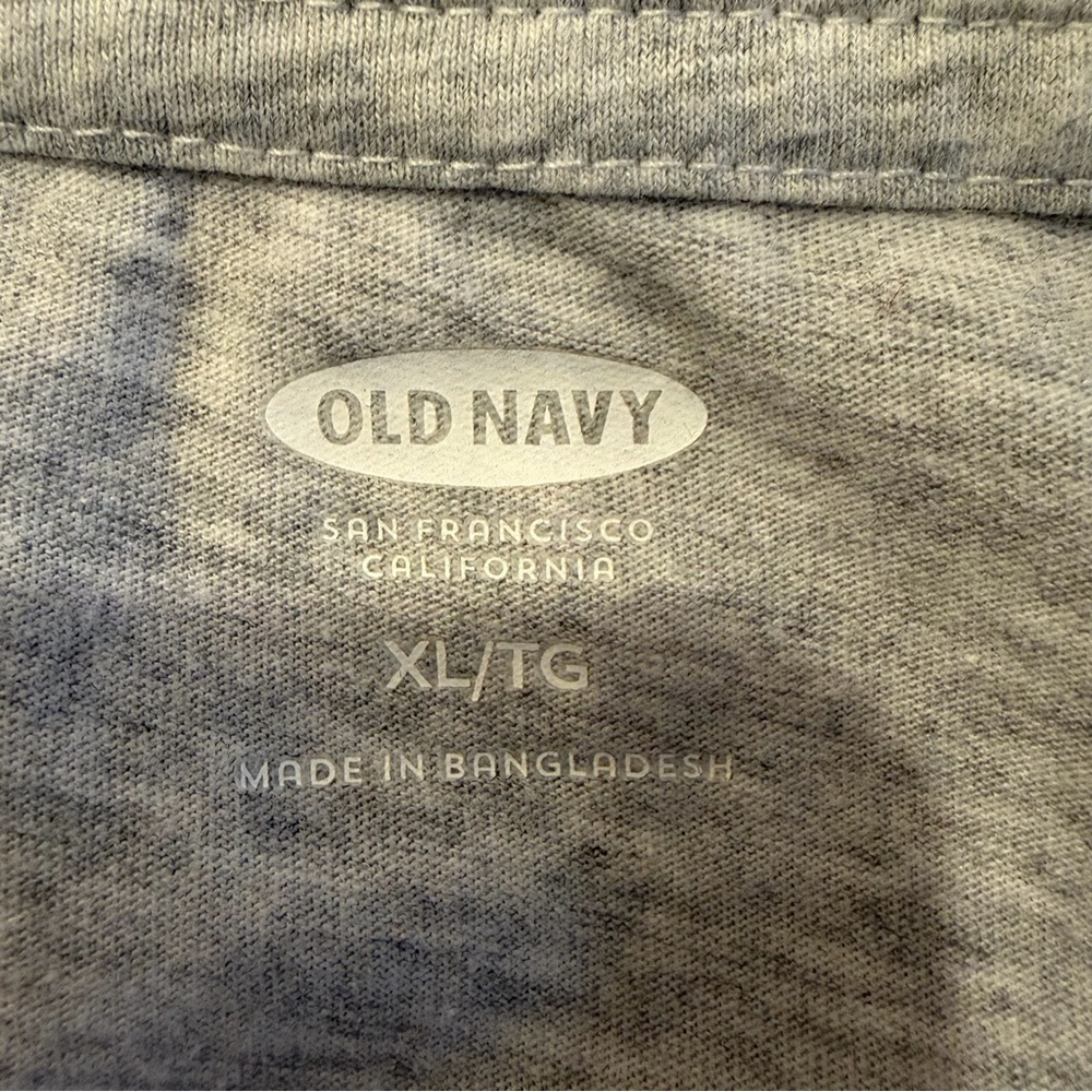 Old Navy Men's Gray Heather Long Sleeve Tee Shirt XL - Picture 7 of 8